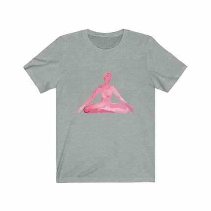 Yoga Meditation Pose Print T-Shirt