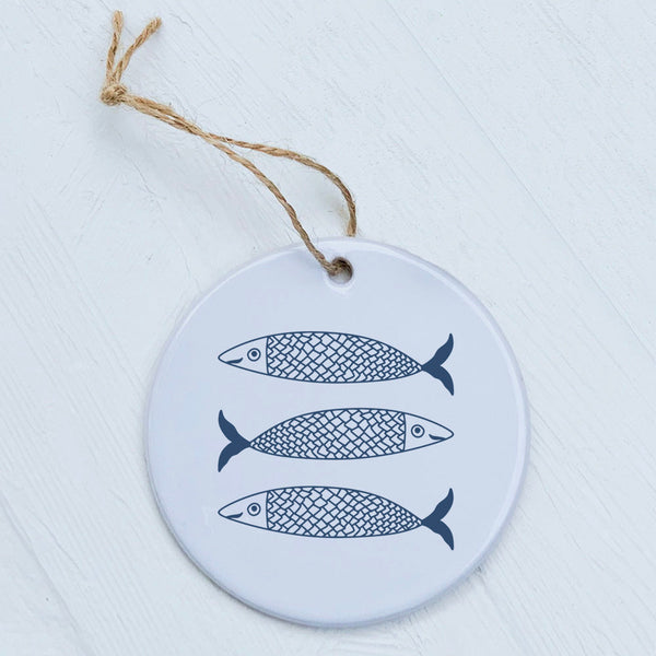 Hand Drawn Sardines - Ornament
