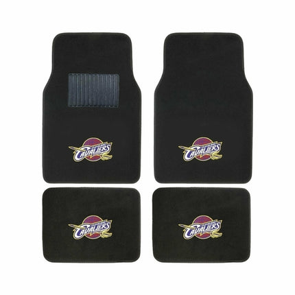 NBA 4-PC EMBROIDERED LOGO CAR FLOOR MAT SET