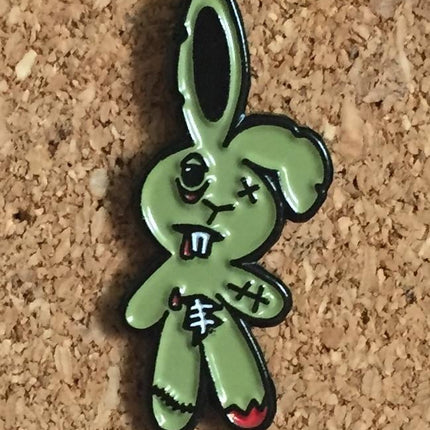Zombunny Zombie Bunny Soft Enamel Pin 1"