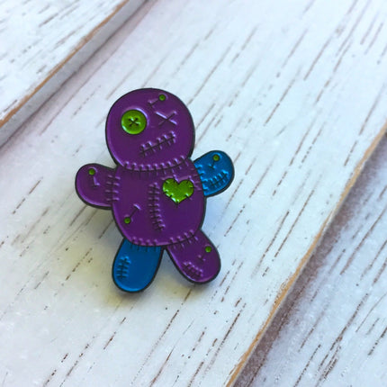 Voodoo Doll Soft Enamel Pin 1"