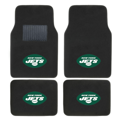 NFL 4-PC EMBROIDERED LOGO CAR FLOOR MAT SET