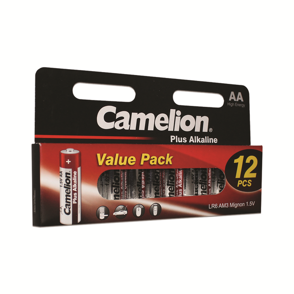 Camelion AA Plus Alkaline Hangable 12 Pack