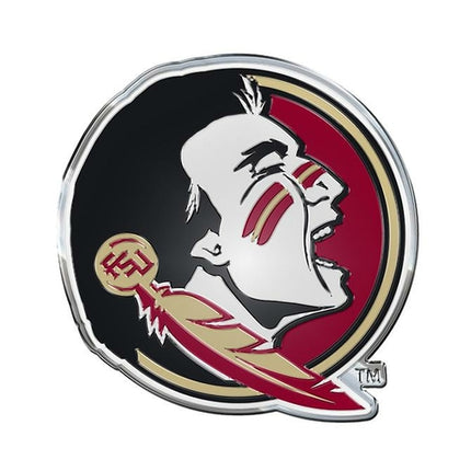 NCAA CHROME WITH COLOR TEAM LOGO EMBLEM