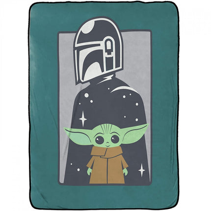 The Mandalorian 817117 The Mandalorian the Curious Child Throw Blanket
