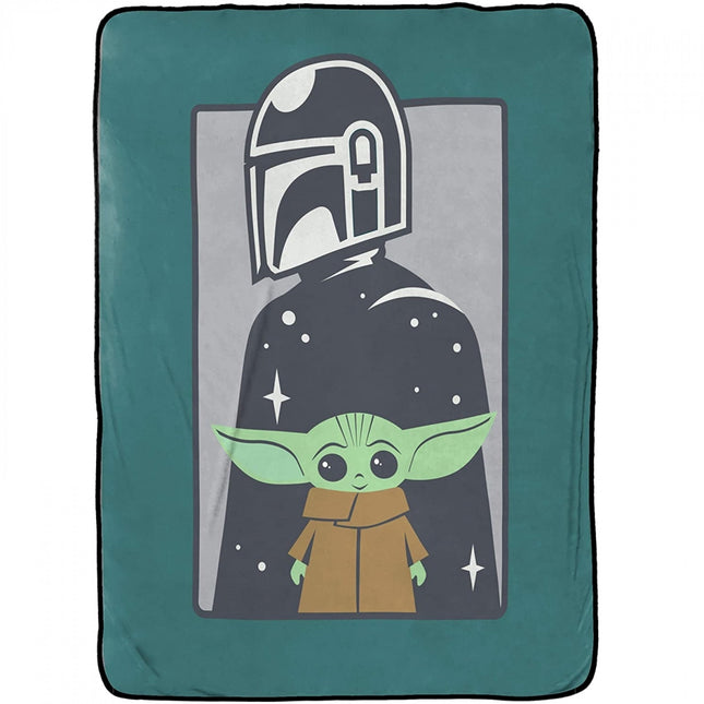 The Mandalorian 817117 The Mandalorian the Curious Child Throw Blanket