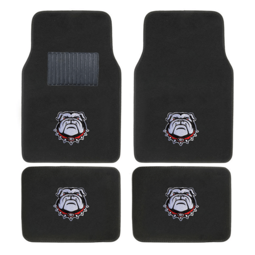 NCAA 4-PC EMBROIDERED LOGO CAR FLOOR MAT SET