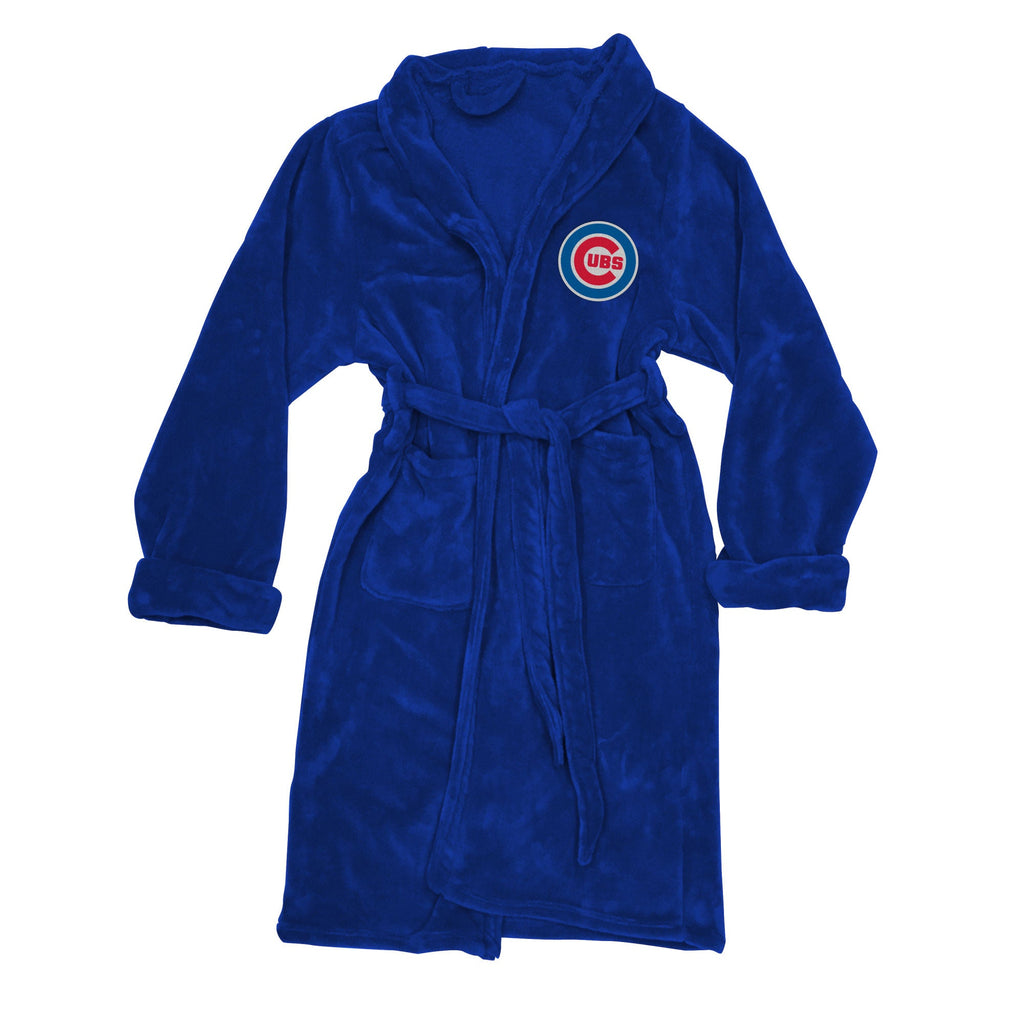 Cubs OFFICIAL MLB Men's L/XL Silk Touch Bath Robe; 26" x 47" - Store - Shopping - Center