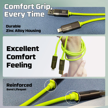 PWC240 Universal 4-in-1 Charging Cable