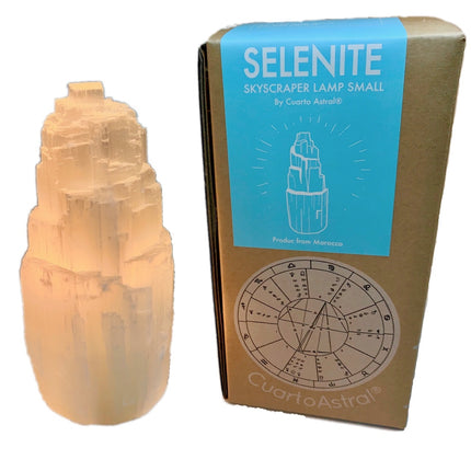 Selenite Skyscraper Lamp Small Prime