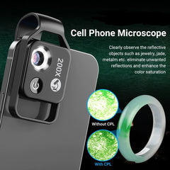 200X magnification Lens for Mobile Phone