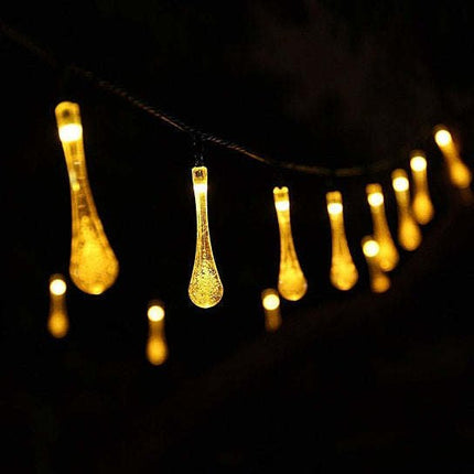 Dew Droplets 20 LED Solar Lights Falling Like Dew - Store - Shopping - Center