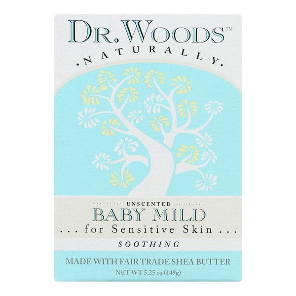 Dr. Woods Bar Soap Baby Mild Unscented - 5.25 Oz - Store - Shopping - Center
