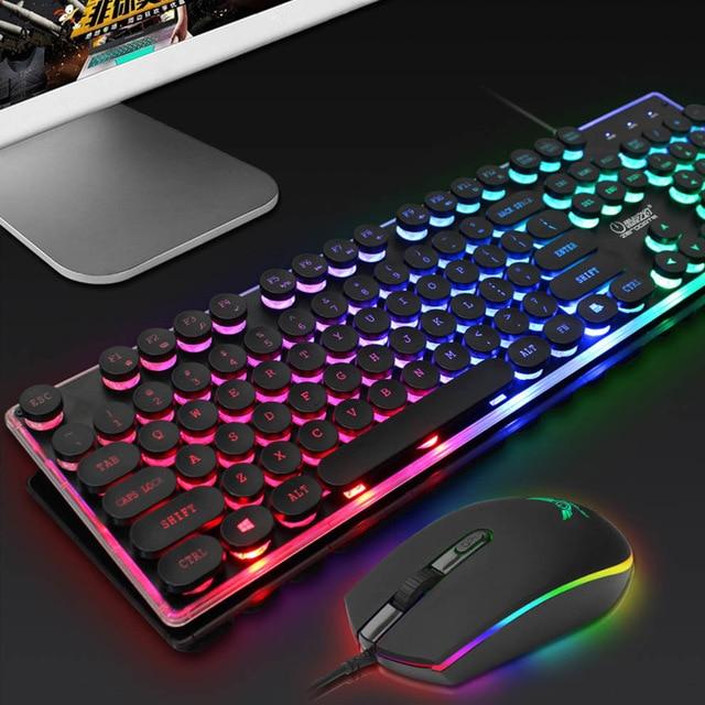 Dragon LED Backlight Gaming USB Wired Keyboard Mouse Set - Store - Shopping - Center