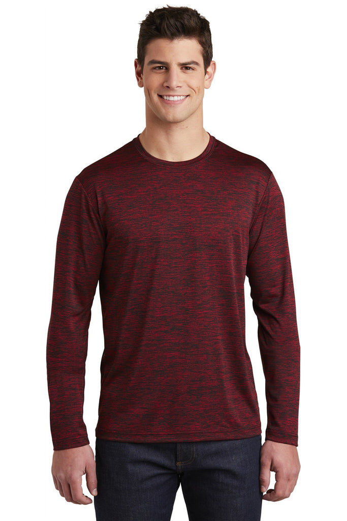 Sport-Tek PosiCharge Long Sleeve Electric Heather Tee ST390LS