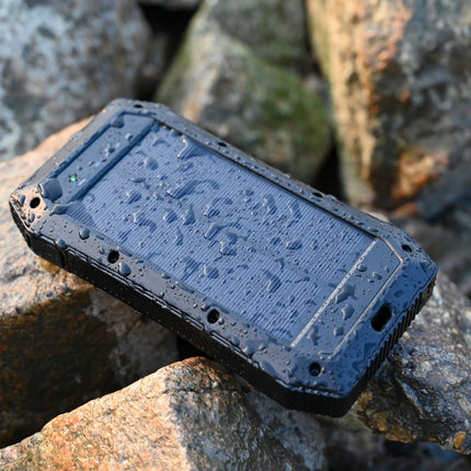 Sun Chaser Mini Solar Powered Wireless Phone Charger 10; 000 mAh With LED Flood Light