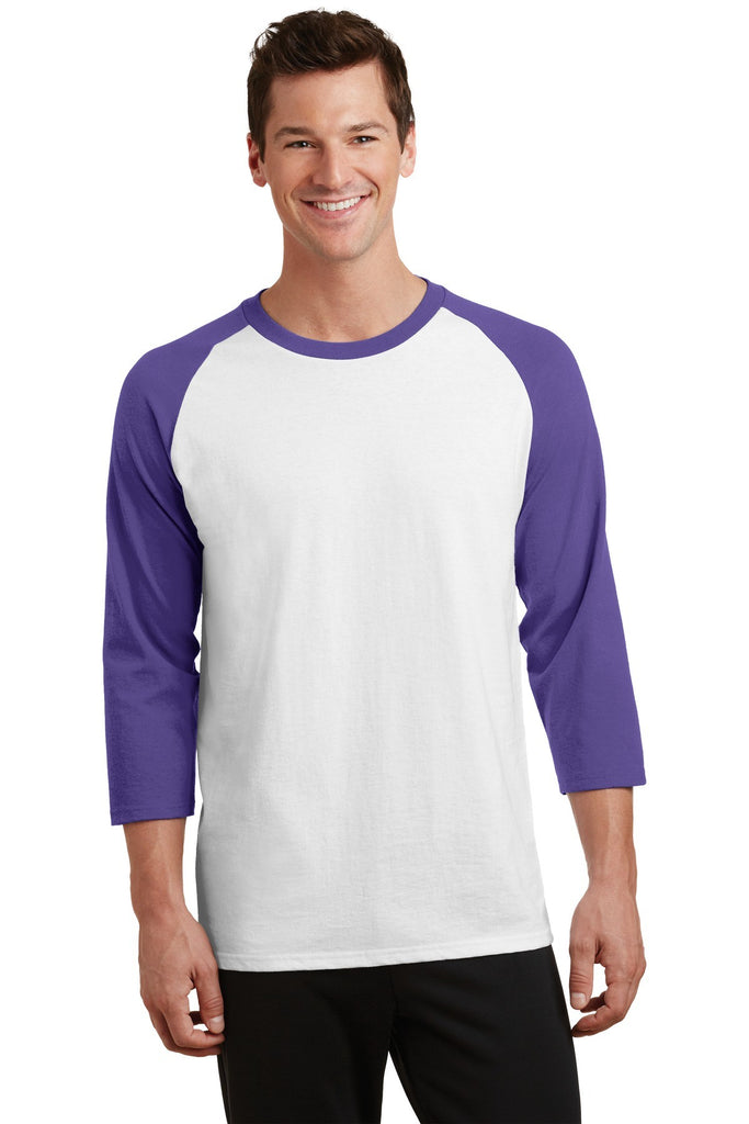 Port & Company Core Blend 3/4-Sleeve Raglan Tee PC55RS