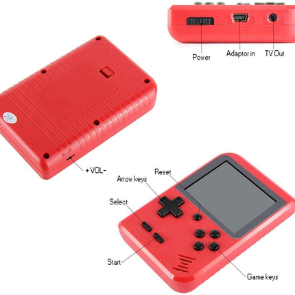 Portable Game Pad With 400 Games Included + Additional Player Controller