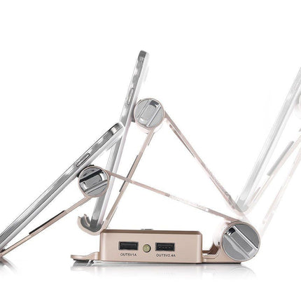 Podium Style Stand With Extended Battery Up To 200% For iPad; iPhone And Other Smart Gadgets