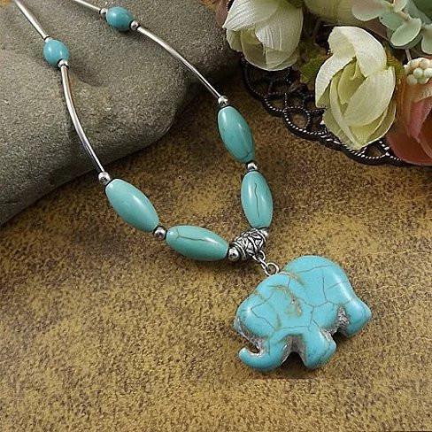 Elephanta Turquoise Necklace - Store - Shopping - Center