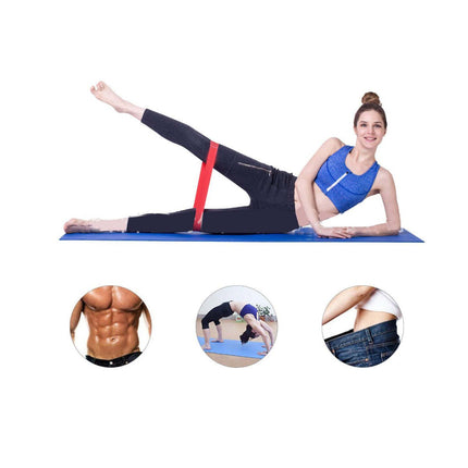 Flex And Stretch Set Of 5 Exercise Latex Bands - Store - Shopping - Center