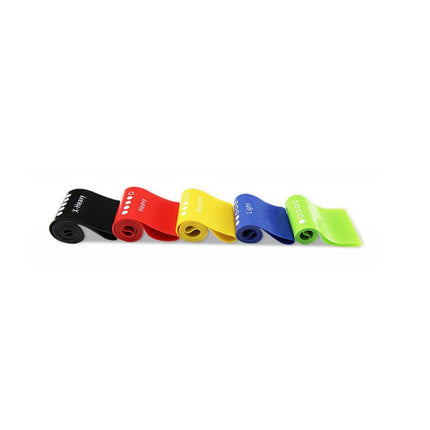 Flex And Stretch Set Of 5 Exercise Latex Bands - Store - Shopping - Center