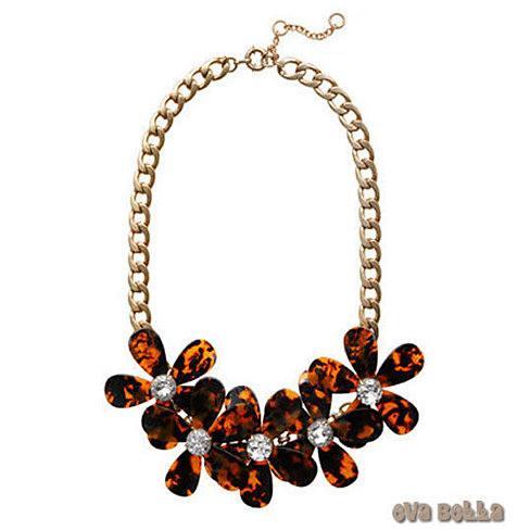 Flowers in Bloom - Our Tortoise Shell color Necklace - Get the matching Bracelet too - Store - Shopping - Center