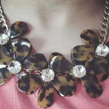 Flowers in Bloom - Our Tortoise Shell color Necklace - Get the matching Bracelet too - Store - Shopping - Center