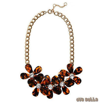 Flowers in Bloom - Our Tortoise Shell color Necklace - Get the matching Bracelet too - Store - Shopping - Center