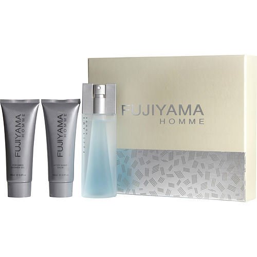 FUJIYAMA by Succes de Paris EDT Spray 3.3 Oz & Aftershave Balm 3.3 Oz & Shower Gel 3.3 Oz - Store - Shopping - Center