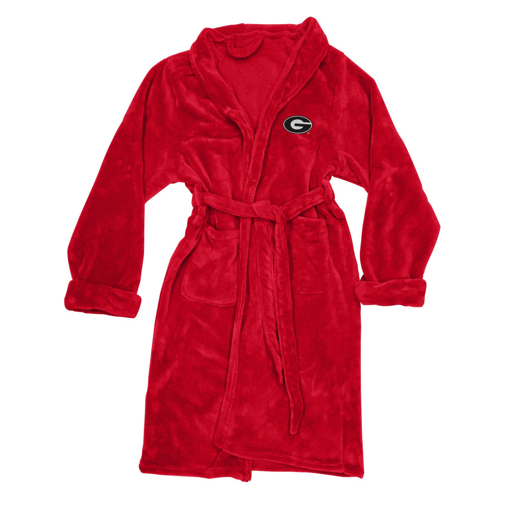 Georgia OFFICIAL Collegiate Men's L/XL Silk Touch Bath Robe - Store - Shopping - Center