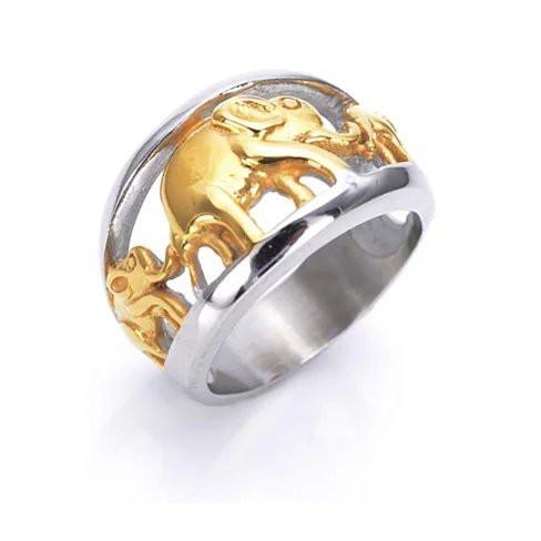 Golden Elephants Ring From TRUNK SHOW Collection - Store - Shopping - Center