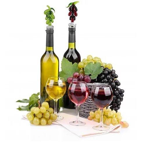 Hearty Wines Pair Of Wine Stoppers For Wine Lovers - Store - Shopping - Center