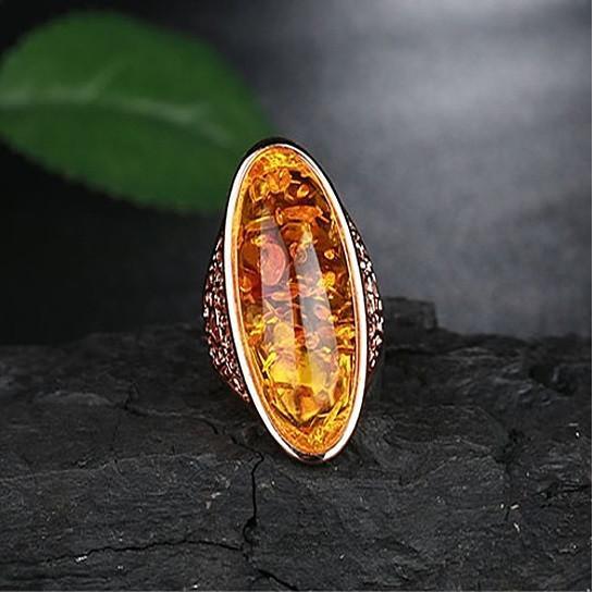 Lava Ring In Fiery Oval Opal - Store - Shopping - Center