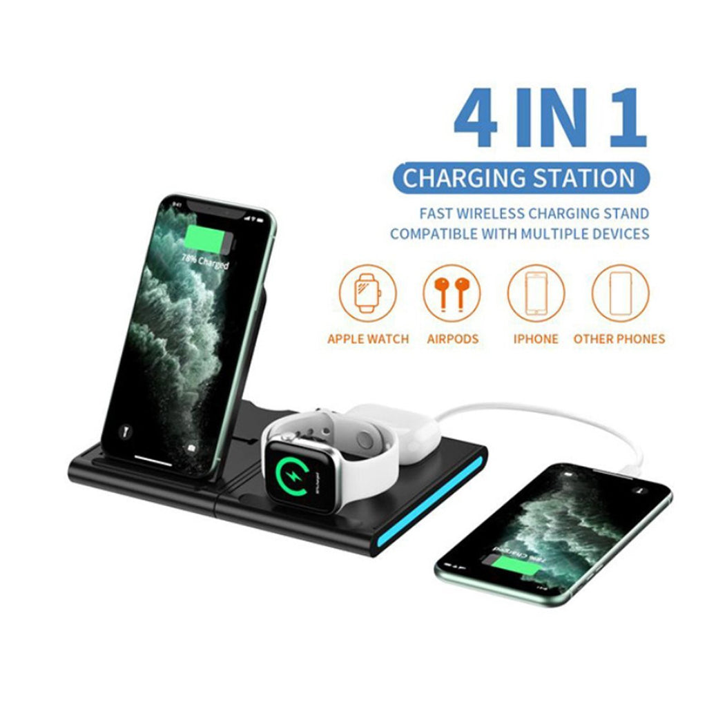 Magnetic Power Tiles 4 In 1 Wireless Charging Station - Store - Shopping - Center