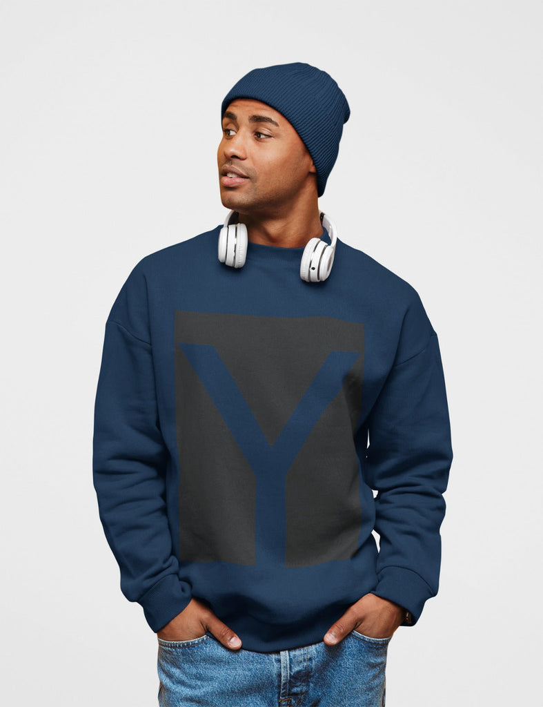 Mens Y Logo Crewneck Sweatshirt - Store - Shopping - Center