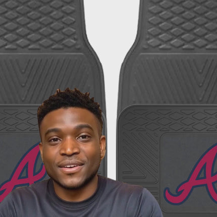 MLB 2-PC VINYL CAR MAT SET