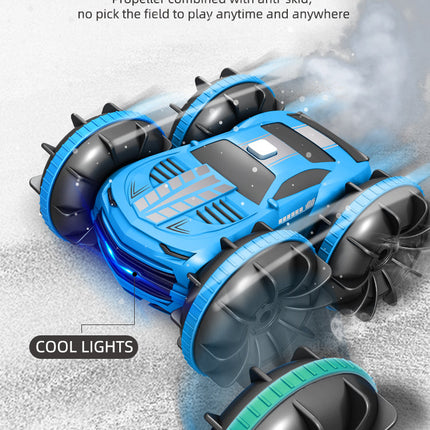 2.4GHz Dual Control Waterproof 4WD All Terrain RC Stunt Car