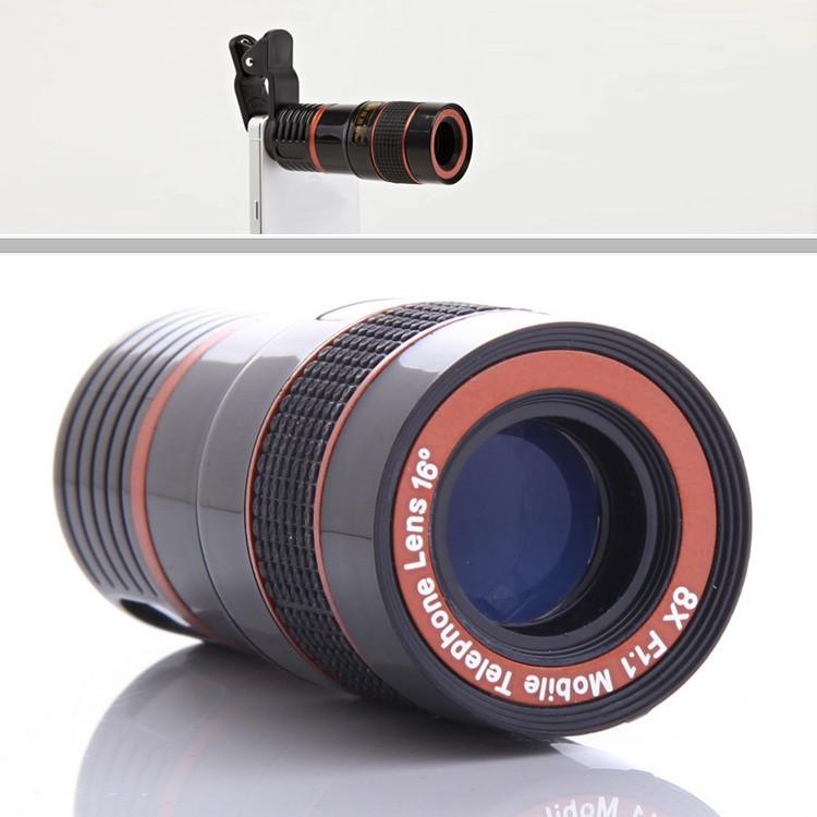 Telephoto PRO Clear Image Lens Zooms 8 times closer! For all Smart Pho - Store - Shopping - Center