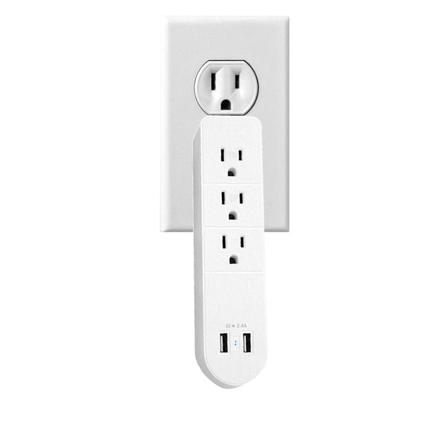 Versatile Multi Outlet AC Plus Fast USB Charger With Surge Protection - Store - Shopping - Center